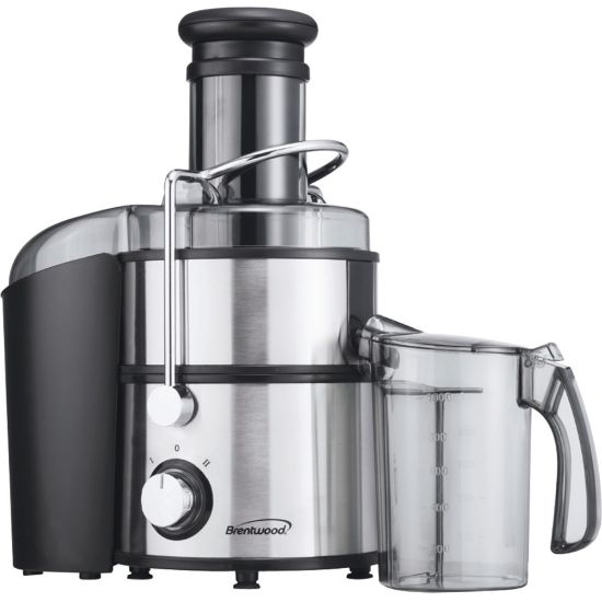 Picture of Brentwood JC-500 Power Juice Extractor - 700 Watts - 800 W Motor - Stainless Steel, Silver, Black