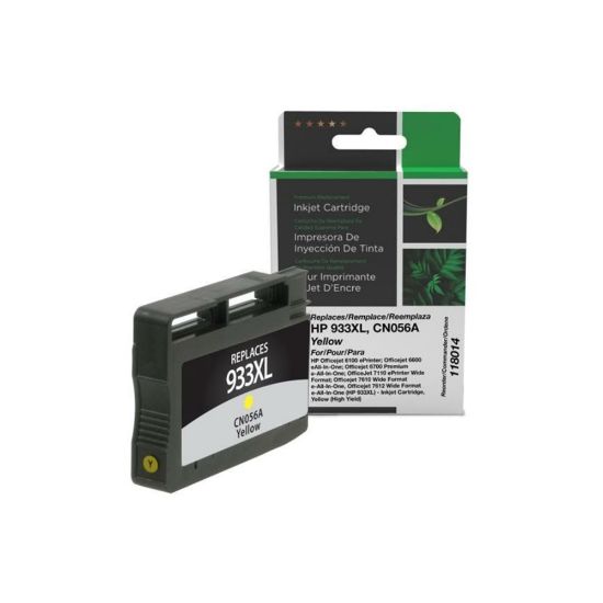 Picture of West Point Remanufactured Yellow High-Yield Ink Cartridge Replacement For HP 933XL, CN056A