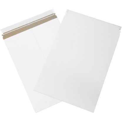 Picture of Partners Brand Self-Seal Stayflats Plus Express Pouch Mailers, 13in x 18in, White, Pack of 100