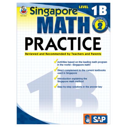 Picture of Carson-Dellosa Singapore Math Practice, Level 1B, Grade 2