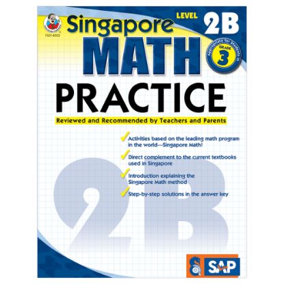 Picture of Carson-Dellosa Singapore Math Practice, Level 2B, Grade 3