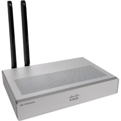 Picture of Cisco C1101-4PLTEP Router - 5 Ports - Management Port - Gigabit Ethernet - Desktop, Rack-mountable