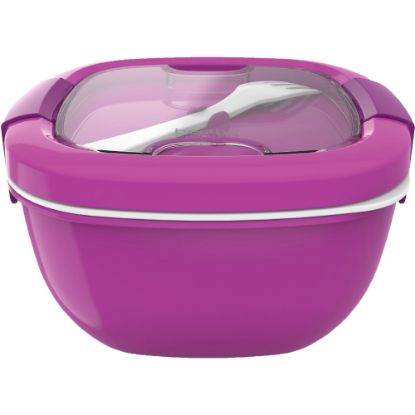 Picture of Bentgo Salad Lunch Container, 4in x 7-1/4in, Purple