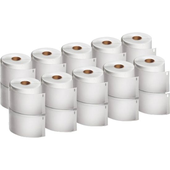 Picture of Dymo LabelWriter XL Shipping Labels, 4in x 6in, Rectangle, White, 220 Labels Per Roll, Pack Of 20 Rolls