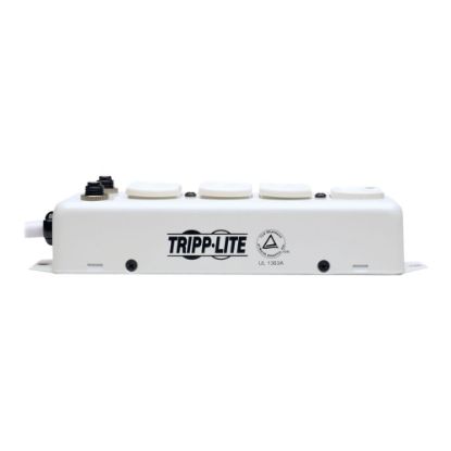 Picture of Tripp Lite Safe-IT UL 1363A Medical-Grade Power Strip for Patient-Care Vicinity 4x 15A Hospital-Grade Outlets Safety Covers 7 ft. Cord