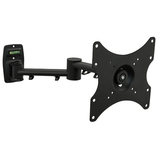 Picture of Mount-It! Lockable Wall-Mount Bracket For 13 - 42in TVs, 9.3inH x 11inW x 3.5inD, Black