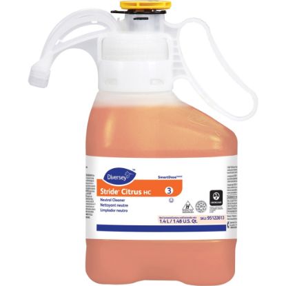 Picture of Diversey Stride Citrus HC Neutral Cleaner, 47.3 Oz, Carton Of 2 Bottles