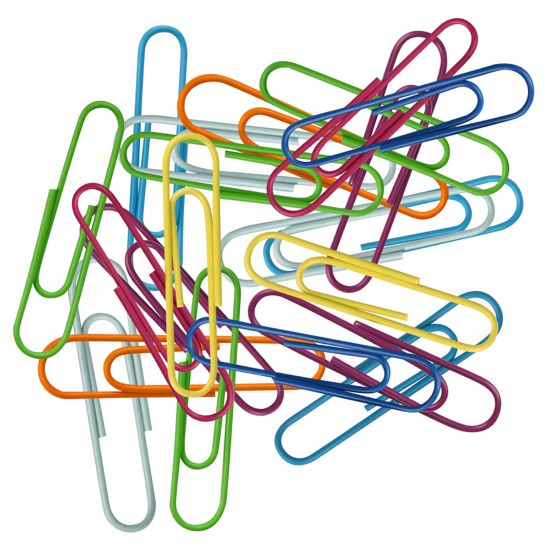 Picture of Office Depot Brand Fashion Paper Clips, Pack Of 60, Assorted