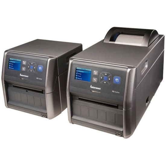 Picture of Intermec PD43 Industrial Direct Thermal/Thermal Transfer Printer - Monochrome - Label Print - USB - Bluetooth - Wireless LAN - 4.09in Print Width - 8 in/s Mono - 203 dpi - 4.65in Label Width - 67.99in Label Length