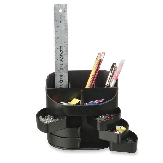 Picture of OIC 2200 Series Double Supply Desktop Organizer, Black