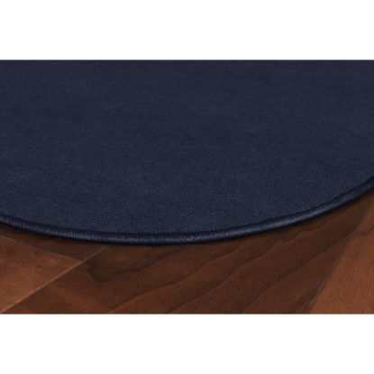 Picture of Flagship Carpets Americolors Area Rug, Round, 6ft, Navy