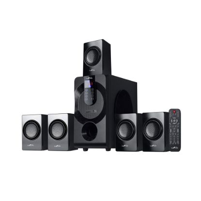 Picture of BeFree Sound BFS-460 5.1-Channel Bluetooth Surround Sound Speaker System, 11inH x 19inW x 22inD, Black, 99595506M