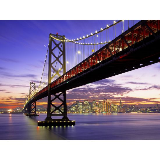 Picture of Biggies Landscape/Seascape Mural, 48in x 36in, Unframed, San Fransisco Bridge