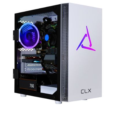 Picture of CLX SET TGMSETRTM1614WM Desktop PC, Intel Core i5 10400F 2.90GHz 6-Core, 16GB Memory, 500GB NVMe M.2 Solid State Drive and 2TB Hard Drive, Windows 11 Home, NVIDIA GeForce RTX 3060 12GB, WiFi