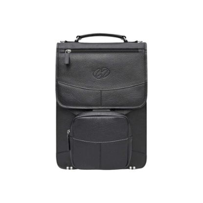 Picture of MacCase Premium Leather Briefcase - Notebook carrying case - 13in - 16in - black - with Backpack Straps