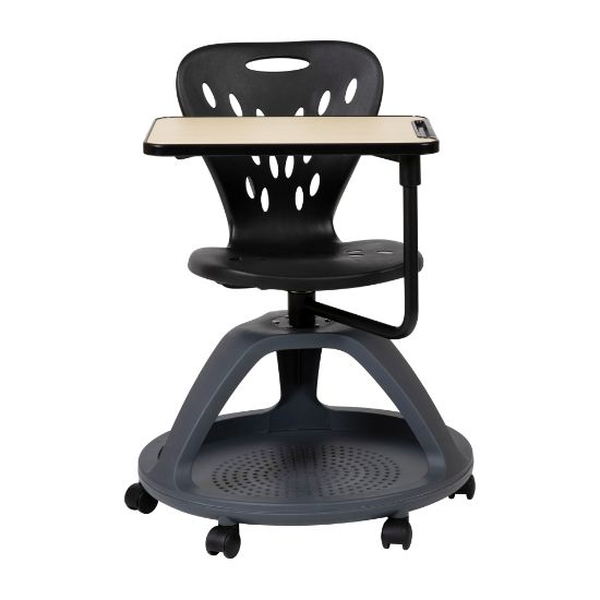 Picture of Flash Furniture Mobile Desk Chair, Black