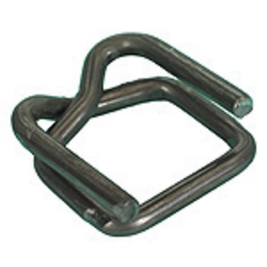 Picture of Partners Brand Heavy Duty Wire Buckles For Poly Strapping,, 1/2in, Case Of 1,000