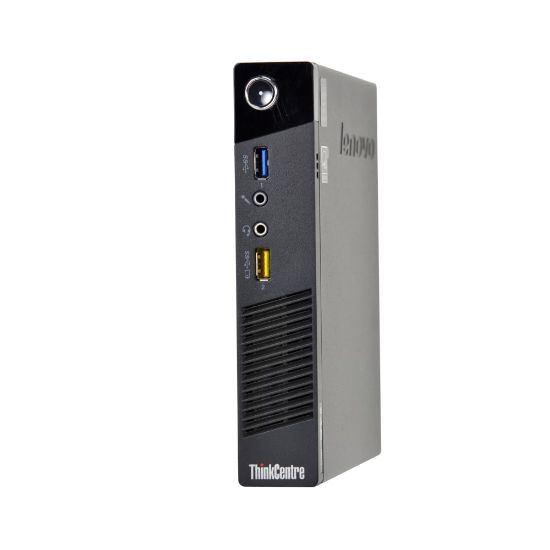 Picture of Lenovo ThinkCentre M73-Tiny Refurbished Desktop PC, Intel Core i5, 8GB Memory, 256GB Solid State Drive, Windows 10, J1-M73MA01