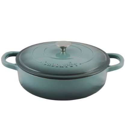 Picture of Crock-Pot Artisan Enameled 5-Quart Cast Iron Braiser Pan, Slate Gray