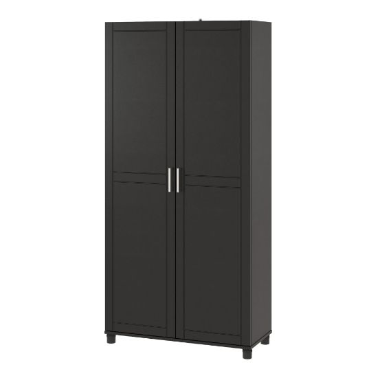 Picture of Ameriwood Home Callahan 36in Utility Storage Cabinet, Black