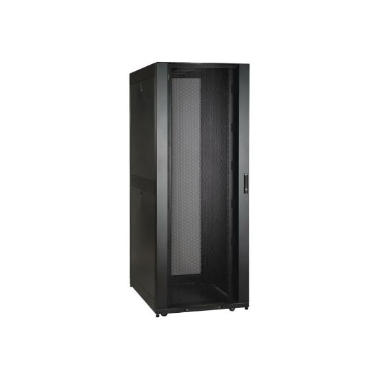 Picture of Tripp Lite 45U Rack Enclosure Server Cabinet 30in Wide w/ Shock Pallet - Rack cabinet - black - 45U - 19in - with 1,250 lb. capacity shock pallet