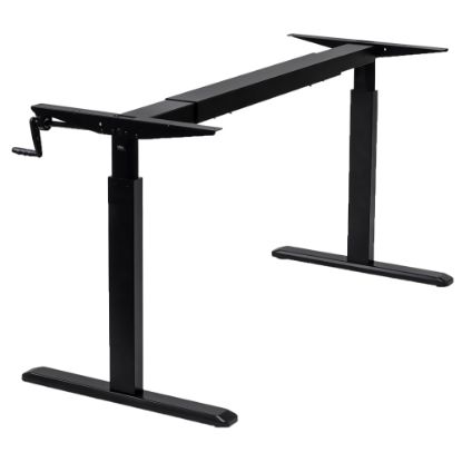 Picture of Mount-It! MI-7931 44inW Stand-Up Desk Frame With Manual Crank, Black