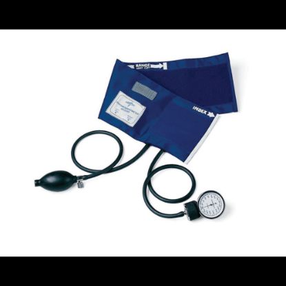 Picture of Medline PVC Handheld Aneroid, Large Adult, Black