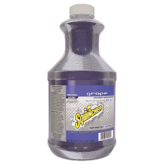 Picture of Sqwincher ZERO Liquid Concentrate, Grape, 64 Oz, Case Of 6