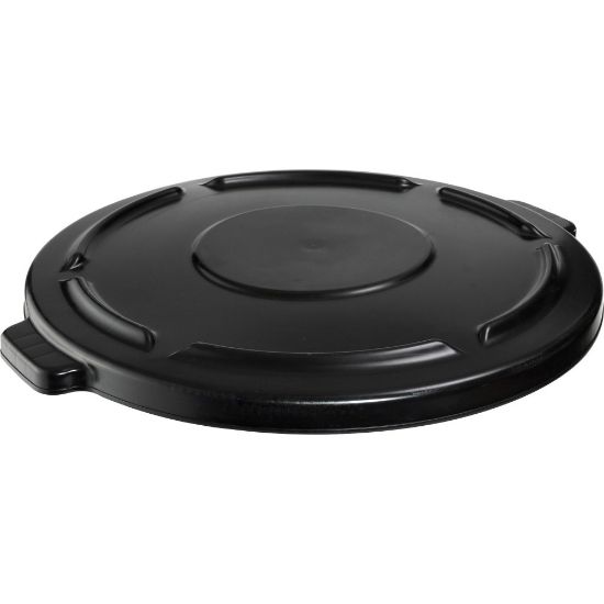 Picture of Rubbermaid Commercial Brute 44-gallon Container Lid - Round - Plastic - 4 / Carton - Black