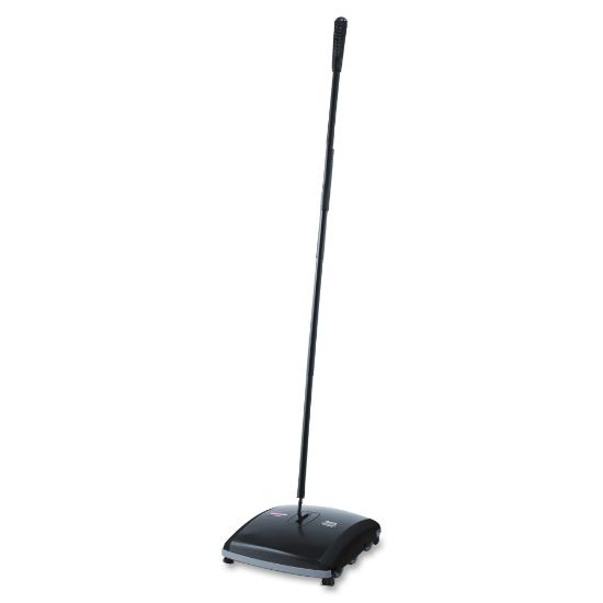 Picture of Rubbermaid Commercial Dual Action Sweeper - 7.50in Brush Face - 42in Handle Length - 10.5in Overall Length - 4 / Carton - Black