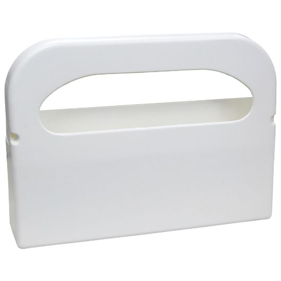 Picture of Hospeco Health Gards Half-Fold Polystyrene Toilet Seat Cover Dispensers, 11-1/2inH x 16inW x 3-1/4in, White, Pack Of 2 Dispensers