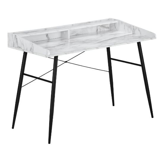 Picture of Monarch Specialties Len 48inW Computer Desk, White/Black