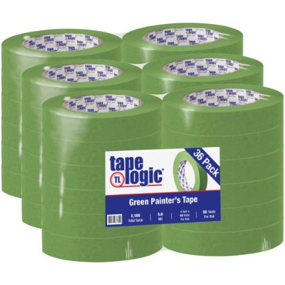 Picture of Tape Logic 3200 Painters Tape, 3in Core, 1in x 180ft, Green, Case Of 36