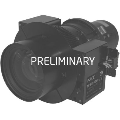 Picture of NEC NP-9LS12ZM1 - Zoom lens - 18.6 mm - 26.7 mm - f/2.5 - for NEC NC1100L, NC900C, NC900C-A, NP-PH1202HL, PH1202HL