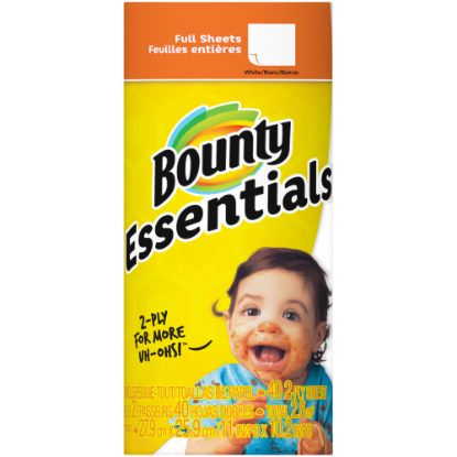 Picture of Bounty Essentials 2-Ply Paper Towels, 40 Sheets Per Roll, Pack Of 30 Rolls