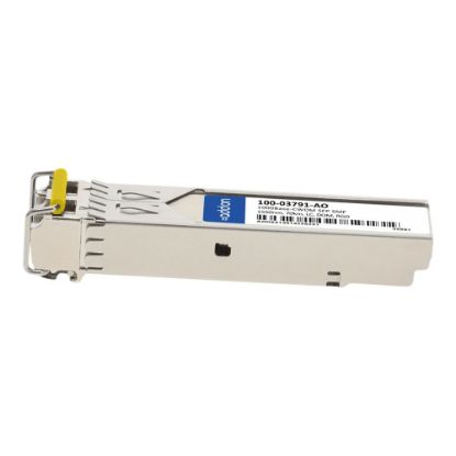 Picture of AddOn - SFP (mini-GBIC) transceiver module (equivalent to: Calix 100-03791) - GigE - 1000Base-CWDM - LC single-mode - up to 43.5 miles - 1550 nm