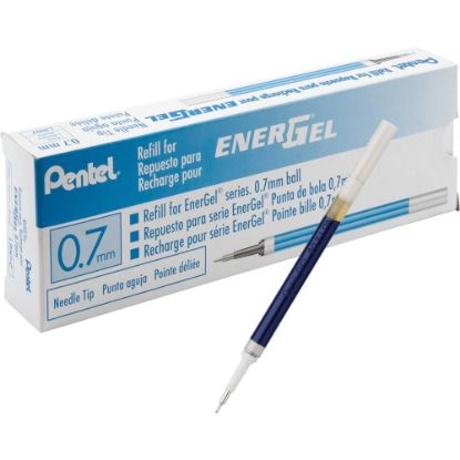 Picture of EnerGel Retractable Liquid Pen Refills - 0.70 mm, Medium Point - Blue Ink - Smudge Proof, Smear Proof, Quick-drying Ink, Glob-free, Smooth Writing - 12 / Box