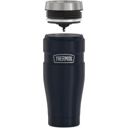 Picture of Thermos Stainless King Tumbler 16Oz - Coffee - Dishwasher Safe - Midnight Blue - Stainless Steel Body