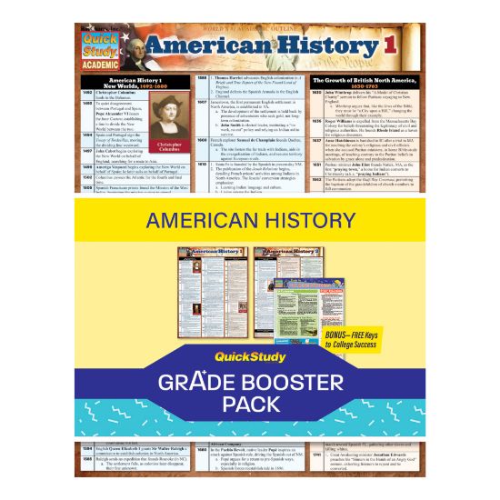 Picture of QuickStudy Grade Booster Pack, American History