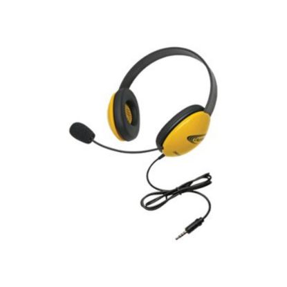 Picture of Califone Listening First Stereo Headset 2800YL-AV - Headset - full size - wired - yellow