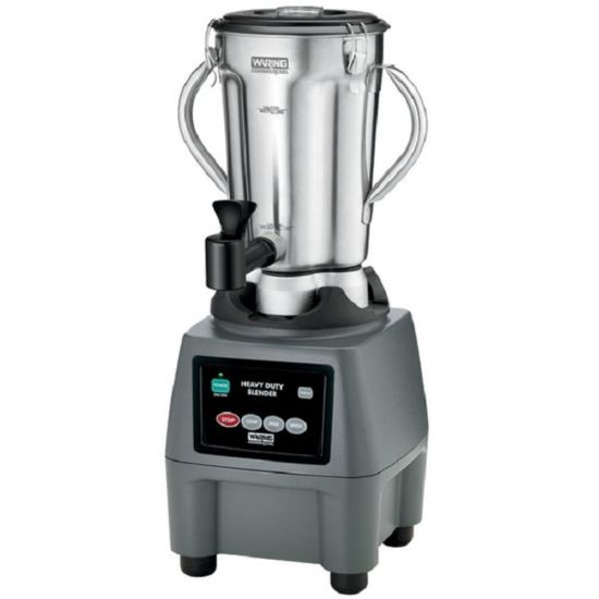 Picture of Waring Stainless-Steel Food Blender With Spigot, 1 Gal, Silver