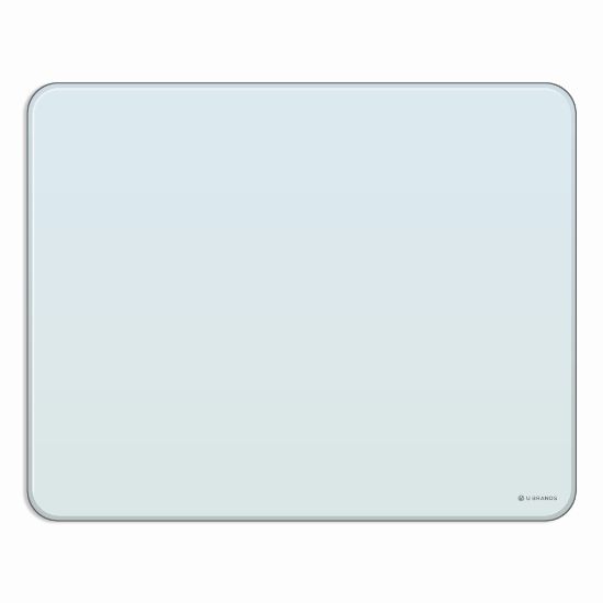 Picture of U Brands Frameless Magnetic Cubical Dry-Erase Board, 16in x 20in, Frosted White