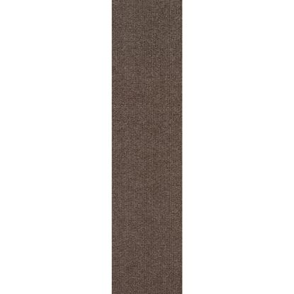 Picture of Foss Floors Edge Peel & Stick Carpet Planks, 9in x 36in, Espresso, Set Of 16 Planks