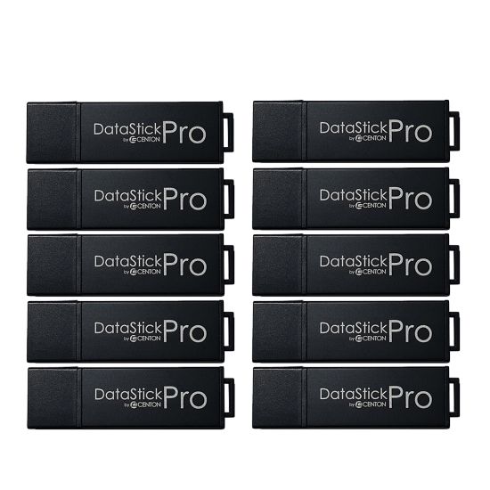 Picture of Centon MP Pro USB 3.0 Flash Drive, 32GB, Black, Pack Of 10