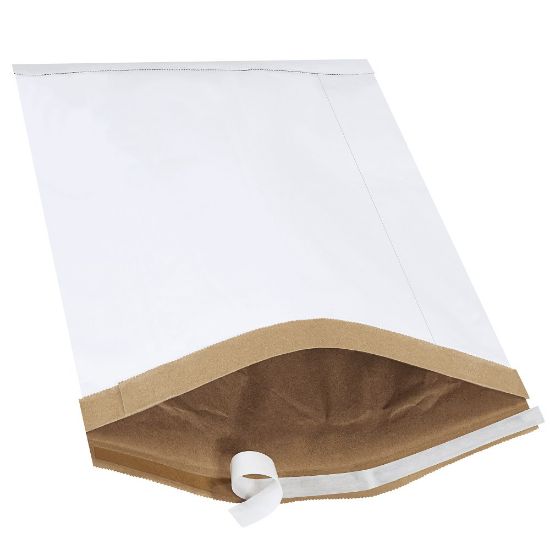 Picture of Partners Brand White Self-Seal Padded Mailers, #7, 14 1/2in x 20in, Pack Of 25