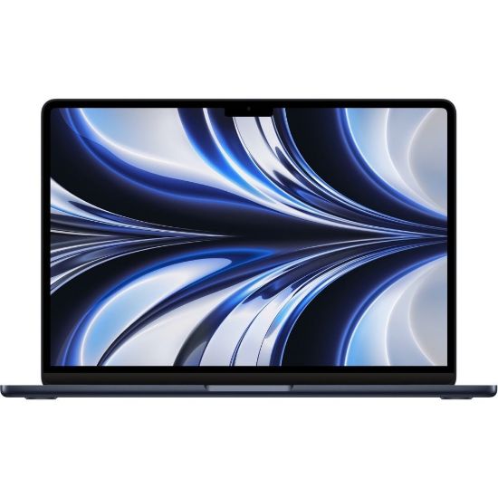 Picture of Apple MacBook Air Laptop, 13.6in Screen, Apple M2, 8GB Memory, 512GB Solid State Drive, Midnight, macOS Monterey, WiFi 6