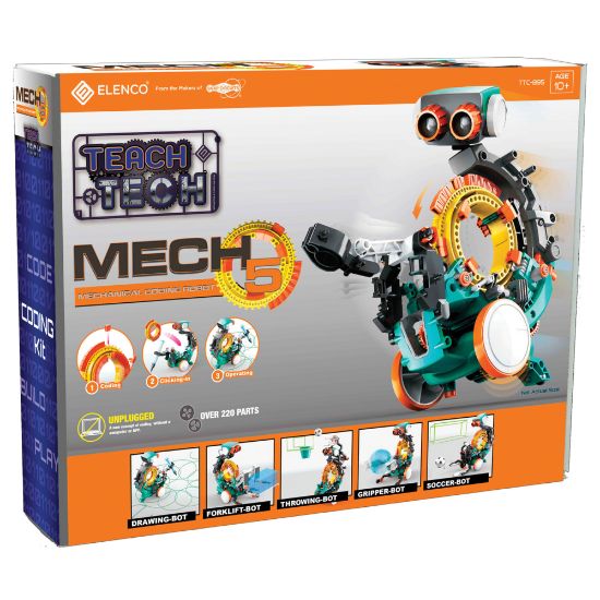 Picture of Elenco Electronics Teach Tech Mech-5 Mechanical Coding Robot