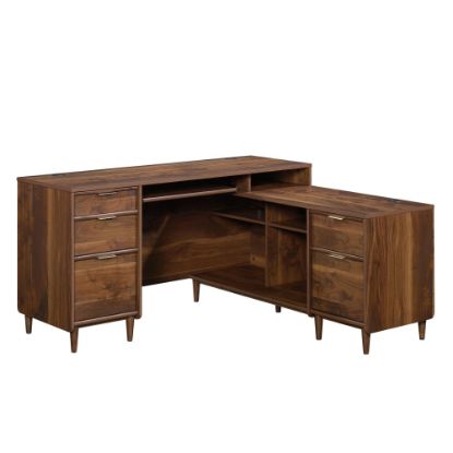 Picture of Sauder Clifford Place 59inW L-Shaped Corner Desk, Grand Walnut