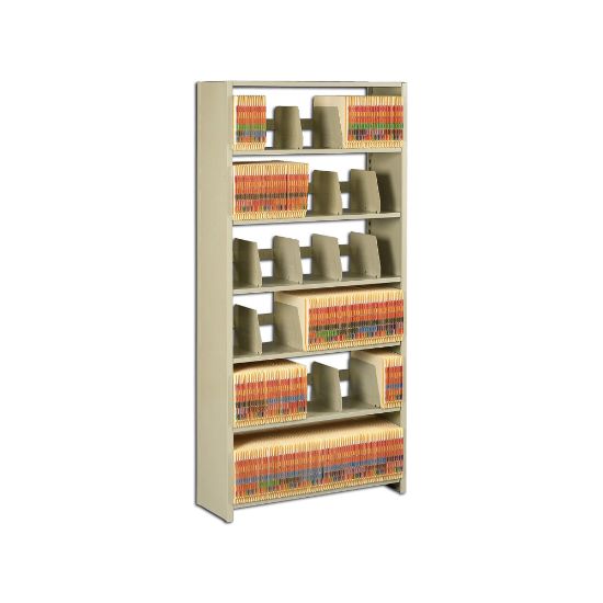 Picture of Tennsco 76inH Add-On Unit For Snap-Together Open Shelving, Sand