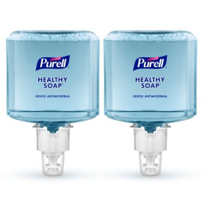 Picture of PURELL Brand 0.5% BAK Antimicrobial HEALTHY SOAP Foam ES6 Refill, Lightly Fragranced, 40.6 Oz, Pack of 2